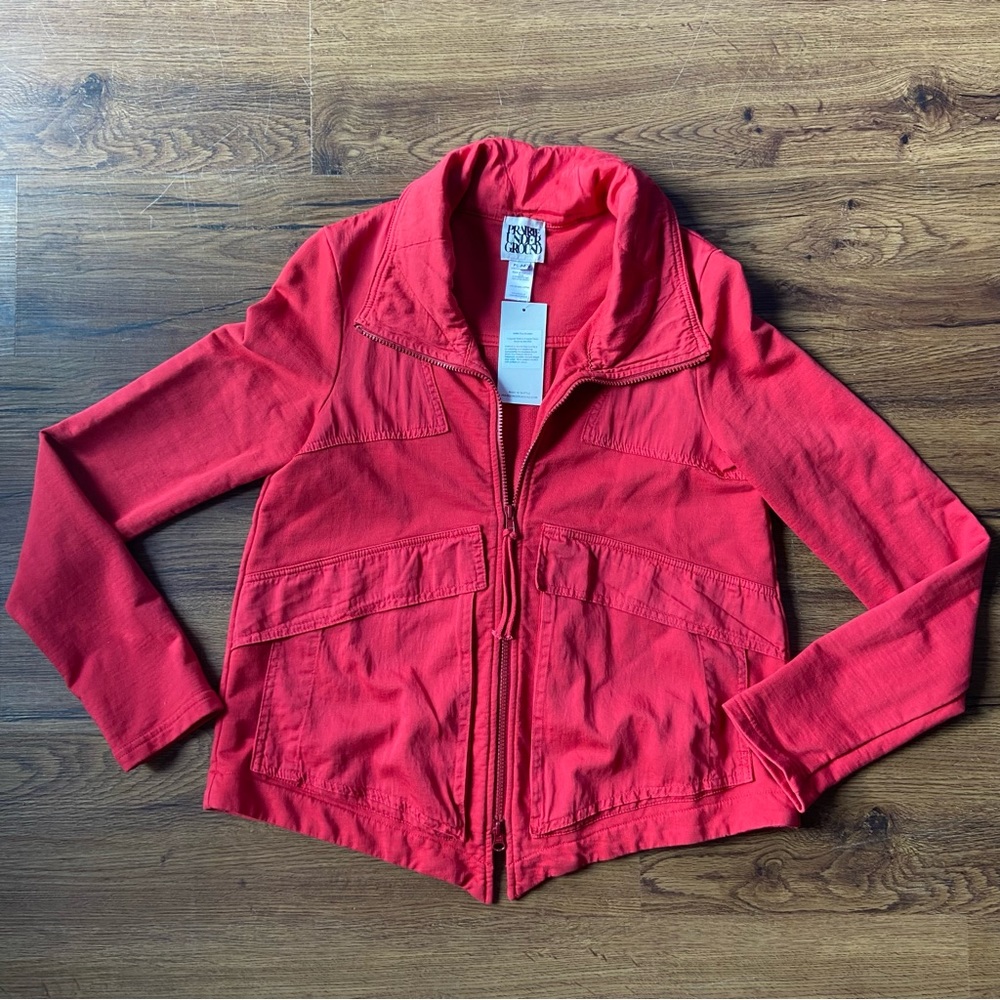 NWT Prairie Underground red Zip-up Hunter Sweatshirt jacket